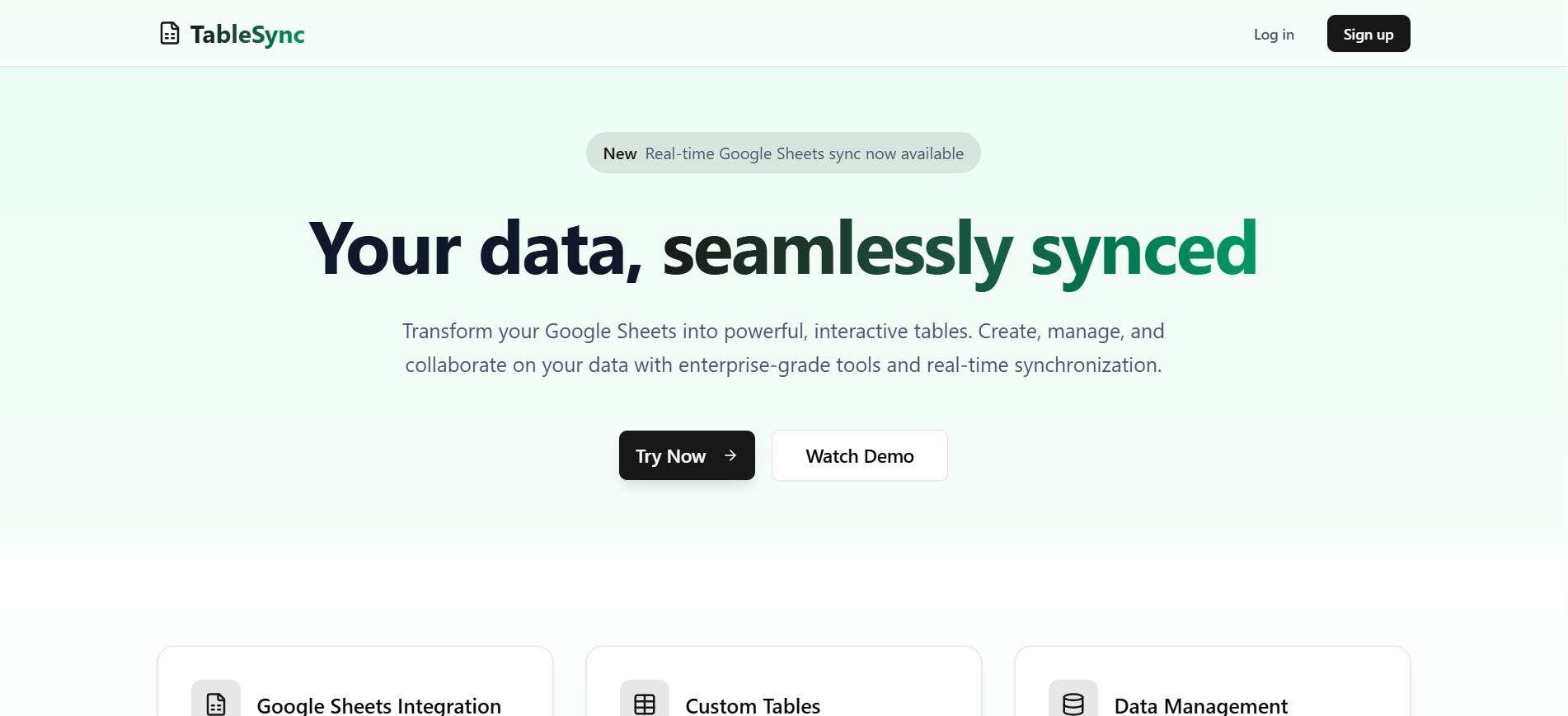 Table Sync